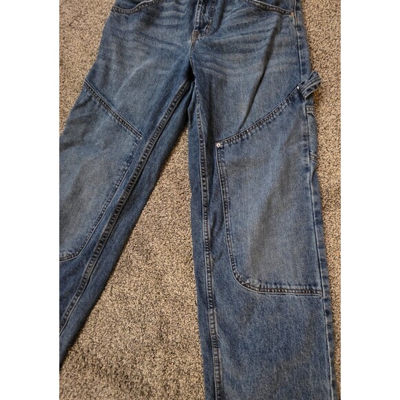 BDG Urban Outfitters Jeans Size 27 High Rise Carpenter Utility Y2K Blue - Picture 2 of 16